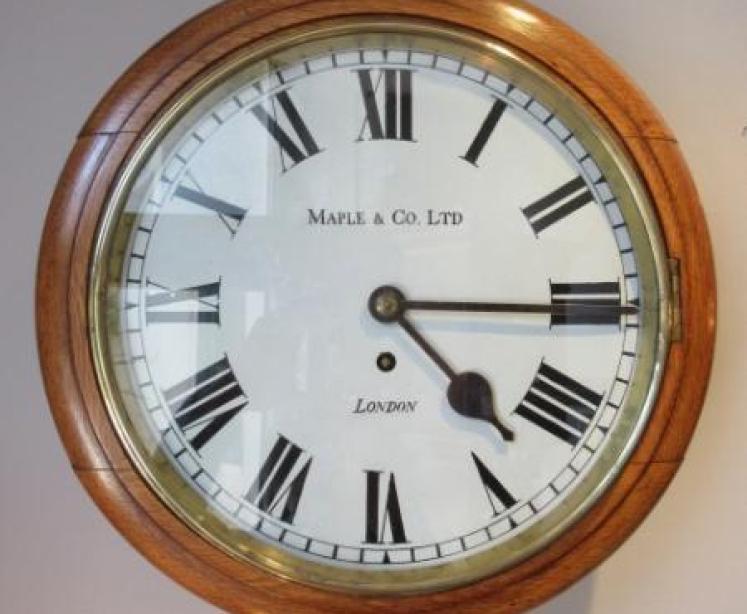 19th Century Maple & Co, London Fusee Wall Clock - Image 7