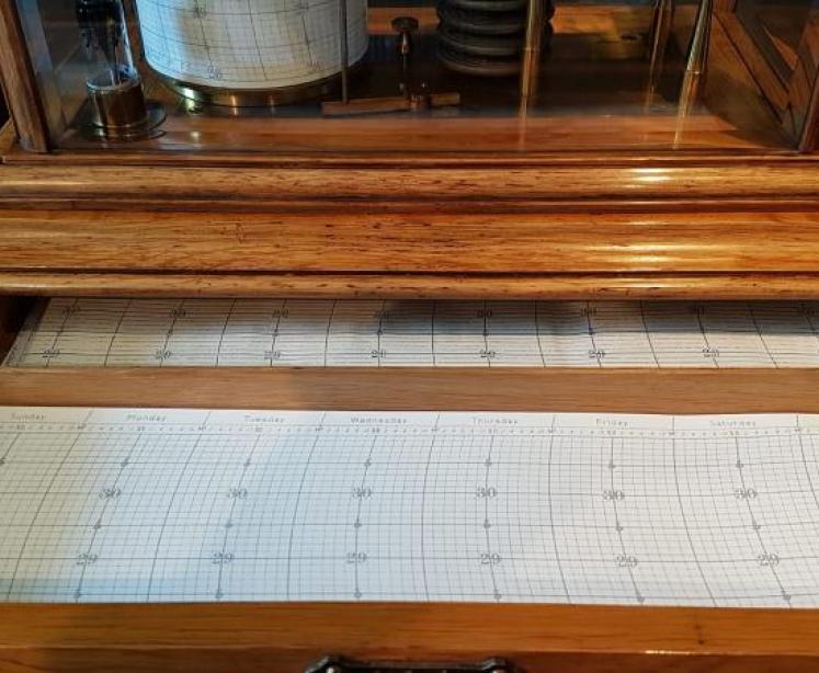 Superior Quality Antique Barograph - Image 2