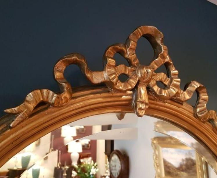 Victorian Oval Gilt Mirror - Image 2