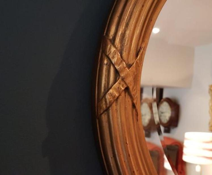 Victorian Oval Gilt Mirror - Image 3