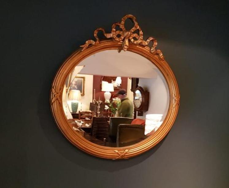 Victorian Oval Gilt Mirror - Image 5