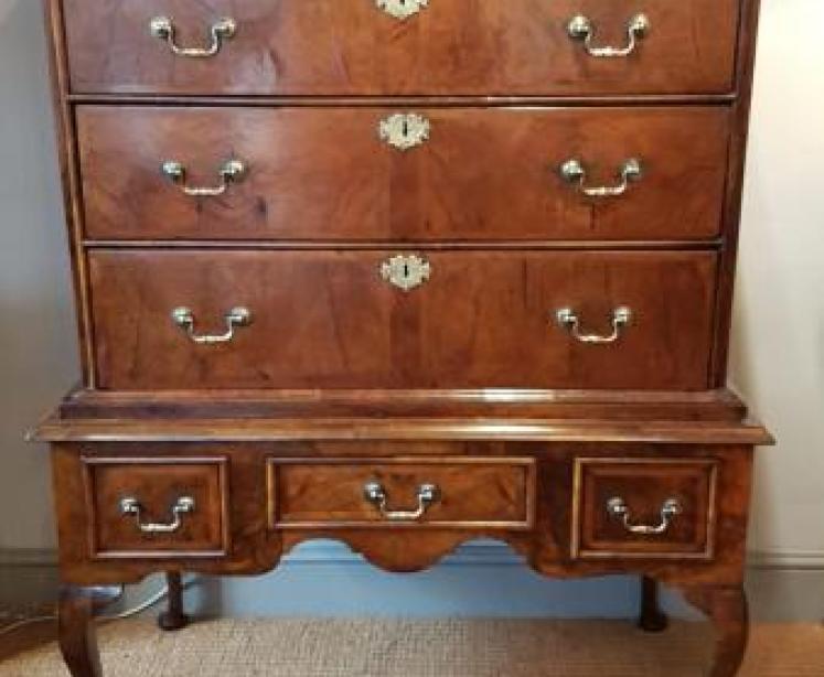 Superb George I Period Walnut Chest on Stand - Image 1