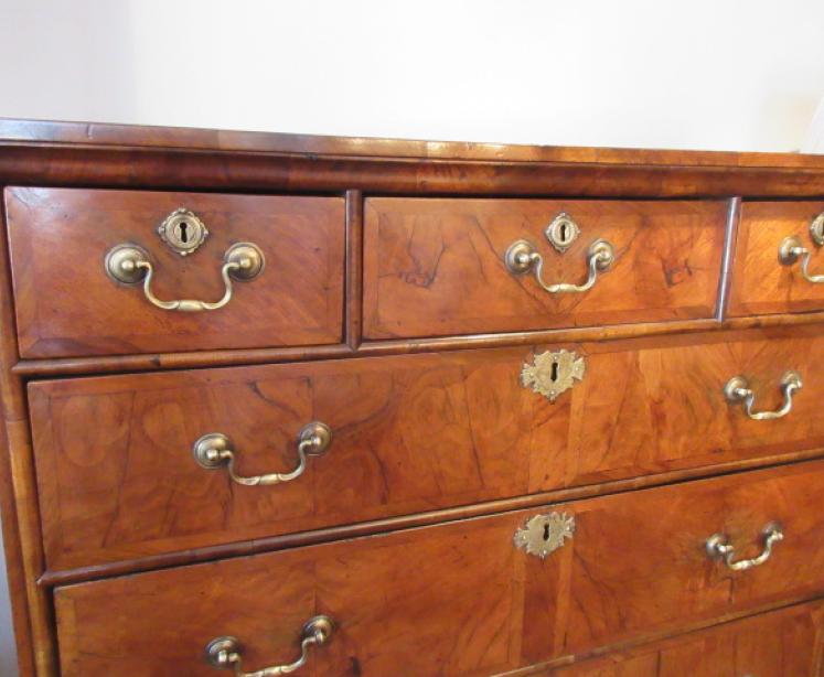 Superb George I Period Walnut Chest on Stand - Image 3