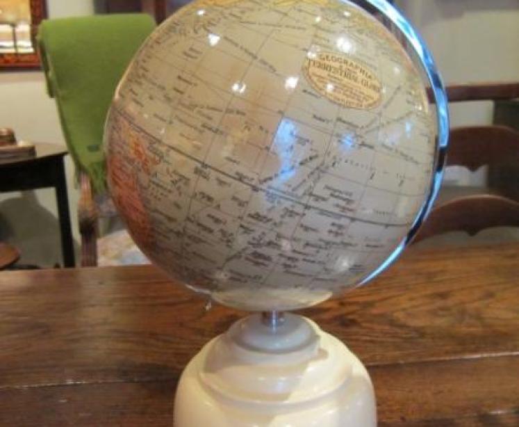 Original Art Deco 8" Phillip's Terrestrial Globe - Image 1