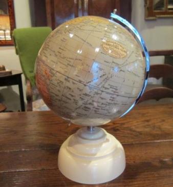 Original Art Deco 8" Phillip's Terrestrial Globe