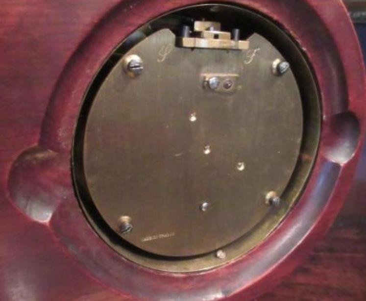 Top Quality Antique Mahogany Inlaid Clock Barometer - Image 7