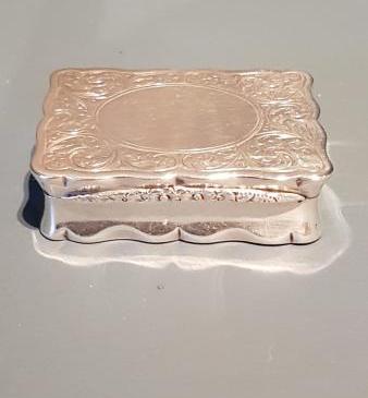 Victorian Chester Silver Snuff Box
