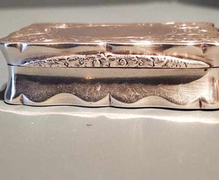 Victorian Chester Silver Snuff Box - Image 5