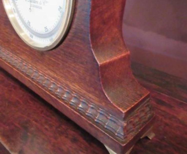 Late 19th Century Campaign Marine Barometer in Stand - Image 3