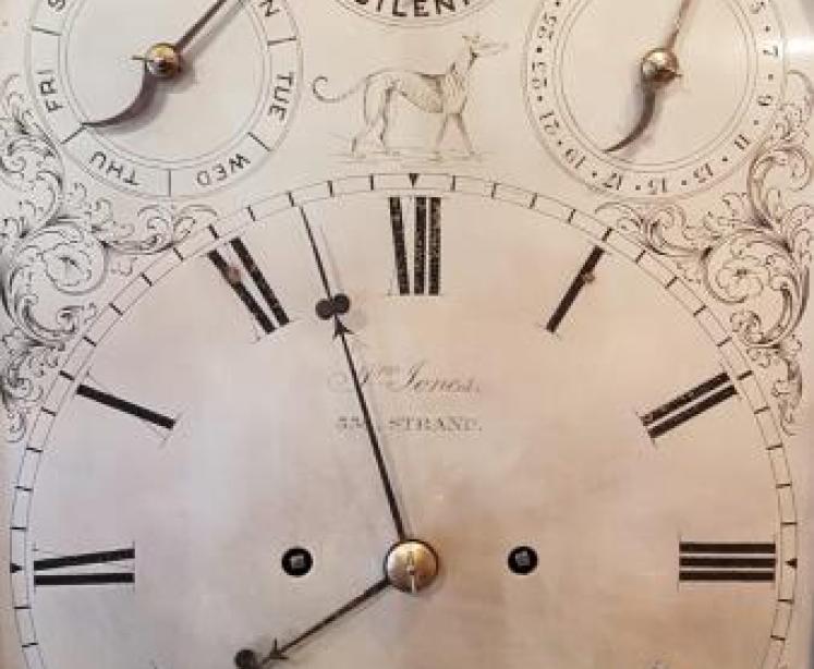 Fine William IV Rosewood Double Fusee Bracket Clock - Image 5