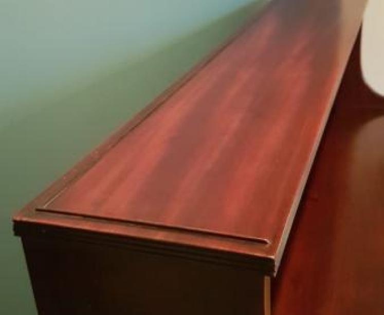 Fine Quality Regency Mahogany Bookcase Cabinet - Image 5