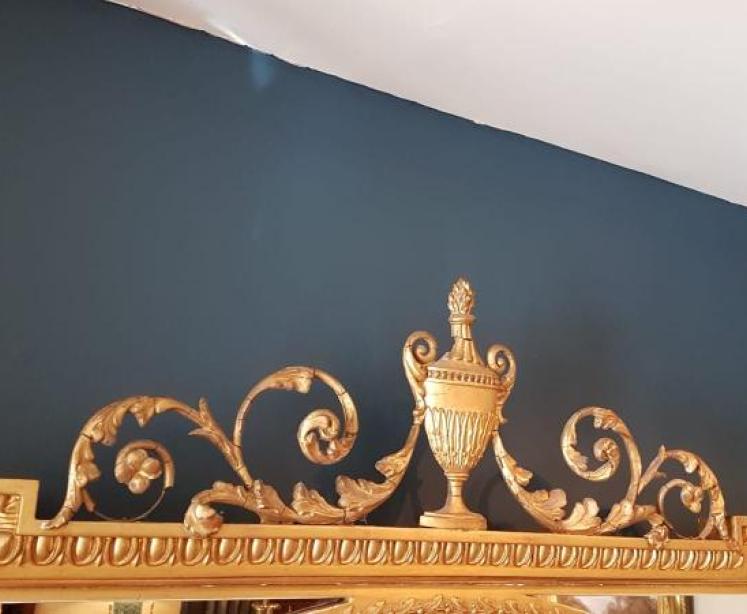 Superb Early Victorian Timber Gilt Mirror - Image 7