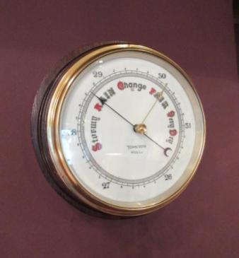 Antique Johnson of Hull Marine Barometer