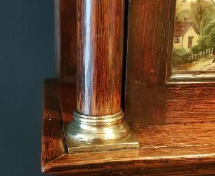Small George III Oak Cottage Longcase Clock - Image 3