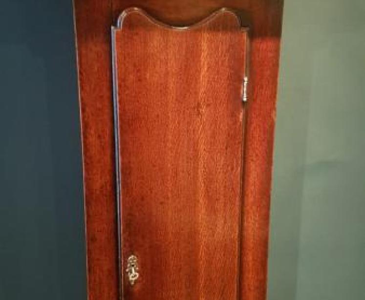 Small George III Oak Cottage Longcase Clock - Image 6