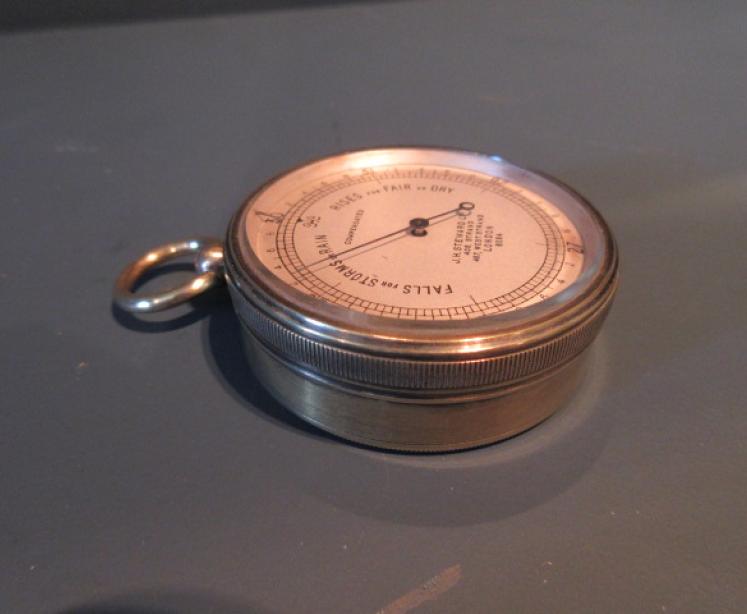 Antique Steward of London Pocket Barometer - Image 6