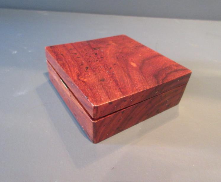 Antique Walnut Cased Pocket Compass - Image 5