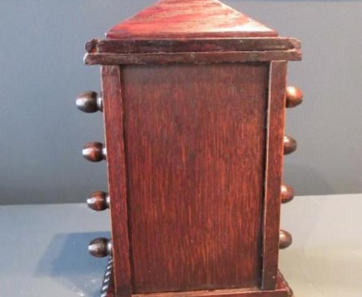 Edwardian Period Oak Perpetual Desk Calendar - Image 4