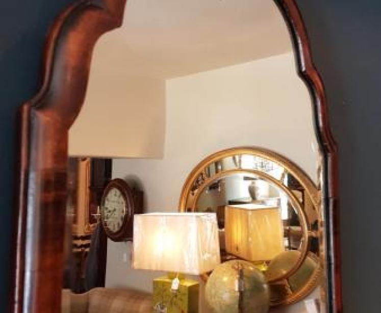 Victorian Walnut Mirror - Image 3
