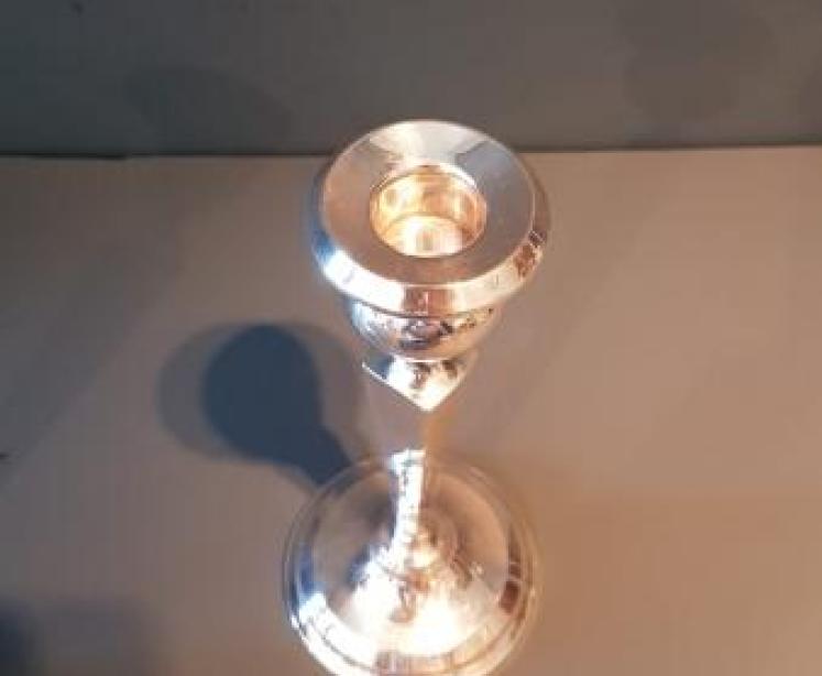 Pair of Edwardian Silver Candlesticks - Image 5