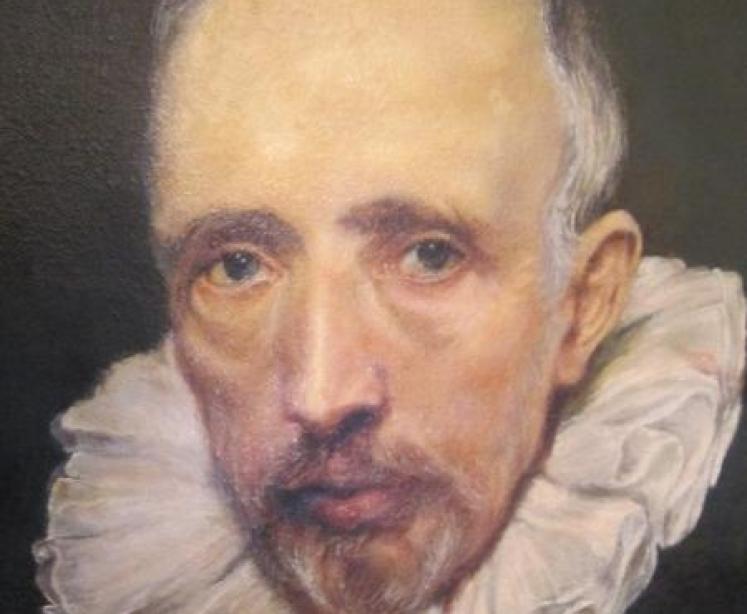 Early Victorian Oil Portrait in Rosewood Frame - Image 2