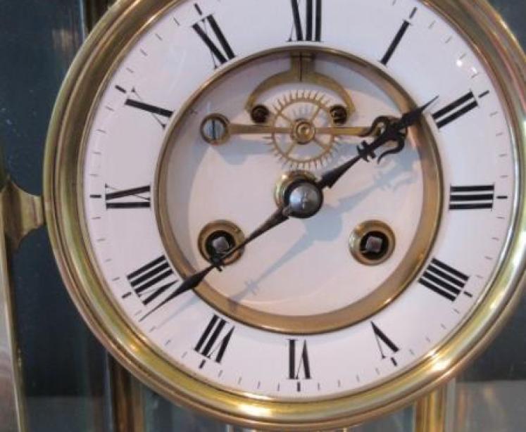 Superb 19th Century Paris Made 'Four Glass' Clock - Image 2