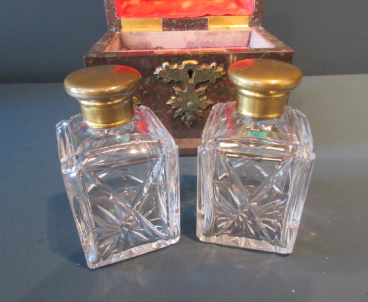 Fine 19th Century French Serpentine Marble Casket - Image 3