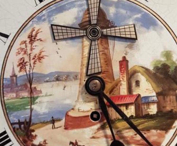 Unusual Fusse Drop Dial Automaton Wall Clock - Image 3