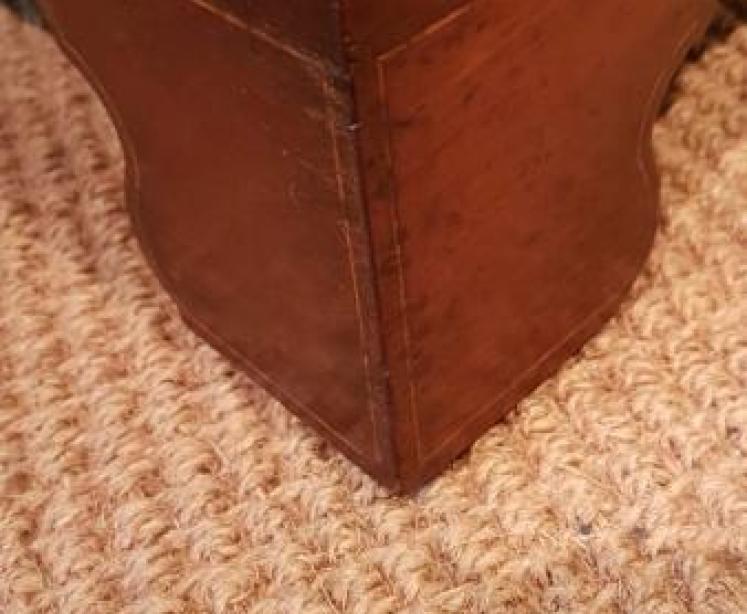 Superb Regency Inlaid Mahogany Chest of Drawers - Image 6