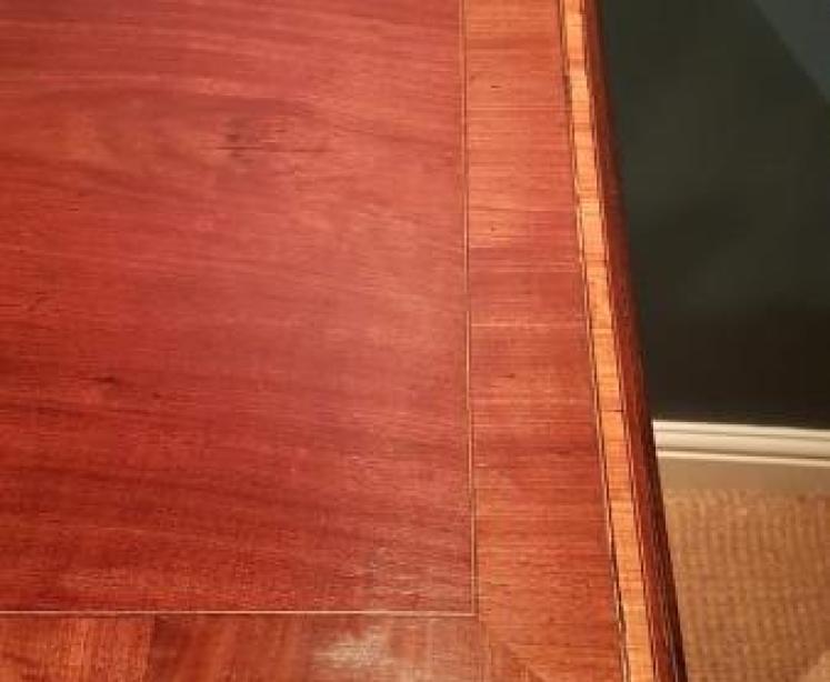 Superb Regency Inlaid Mahogany Chest of Drawers - Image 7