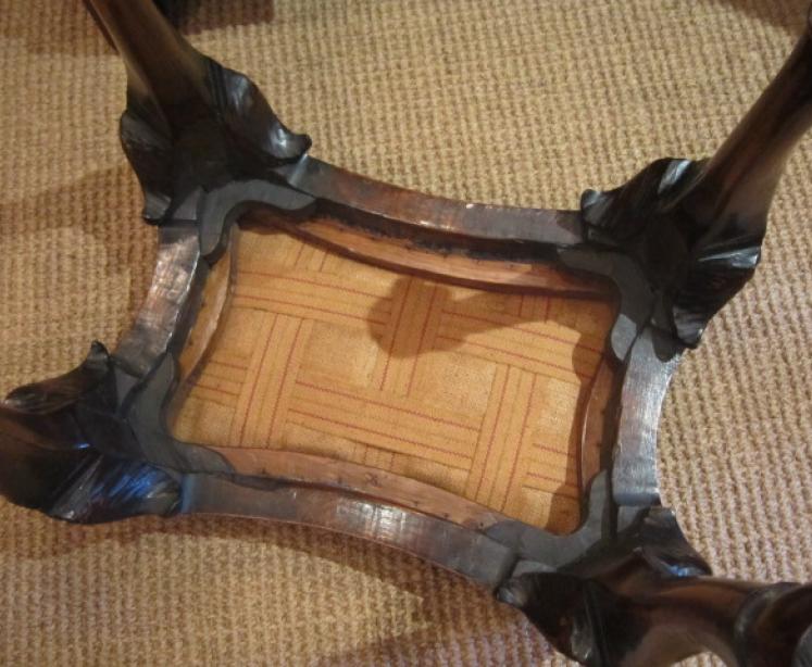 Outstanding George I Style Walnut Dressing Stool - Image 5