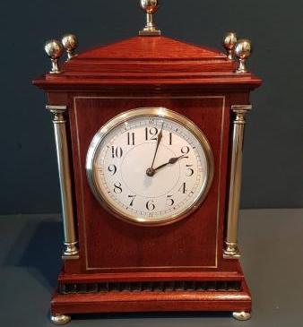 Superb Quality Edwardian Mahogany Mantel Clock