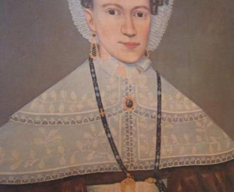 Pair of Early Victorian Oil Portraits of a Lady & Gent - Image 2