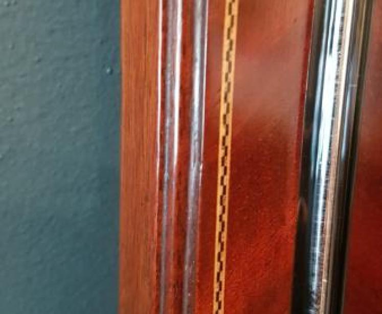 Superb George III Inlaid Mahogany Stick Barometer - Image 5