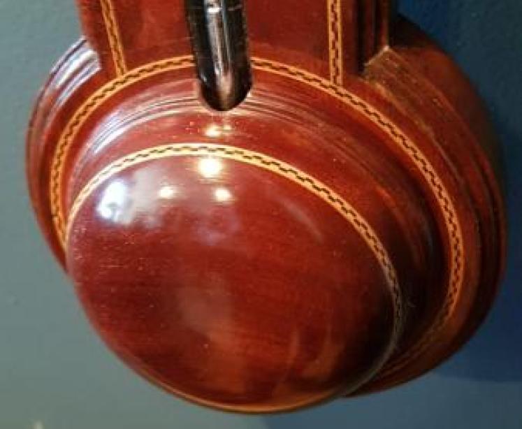 Superb George III Inlaid Mahogany Stick Barometer - Image 6