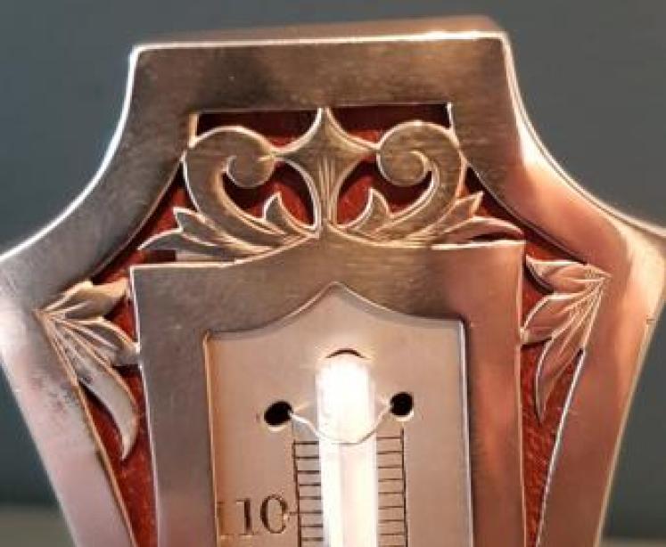 Silver Desk Top Thermometer - Image 4