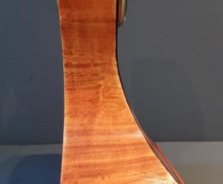 Fine Quality Small Edwardian Satinwood Balloon Clock - Image 6