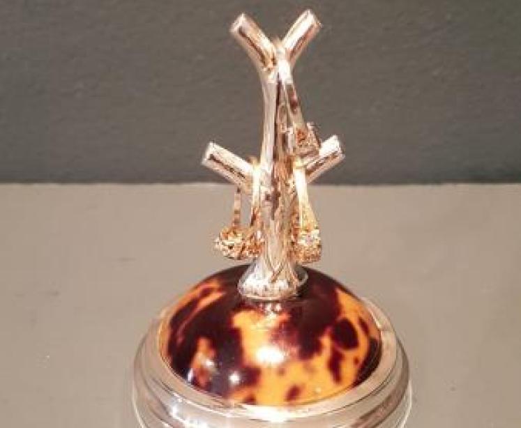 Silver and Tortoise Shell Ring Holder - Image 7