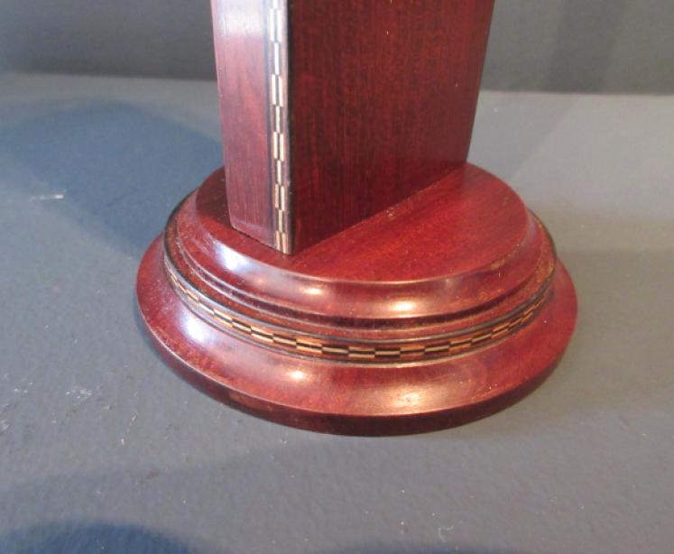 Antique Desk Top Mahogany & Bone Scale Thermometer - Image 5