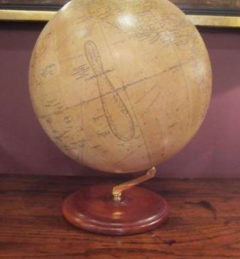 Large Phillip's 12" Paper Mache Terrestrial Globe