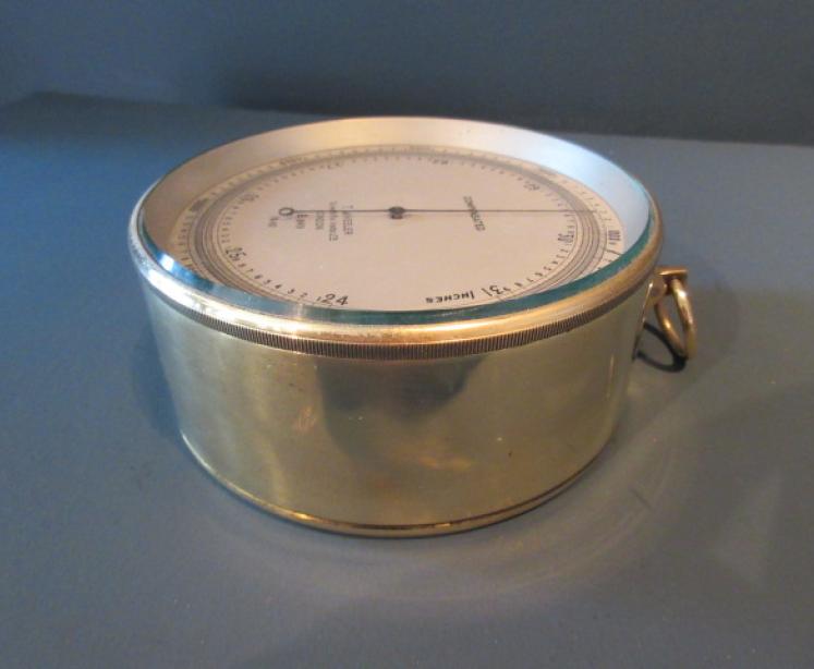 Antique Campaign Style London Marine Barometer - Image 5