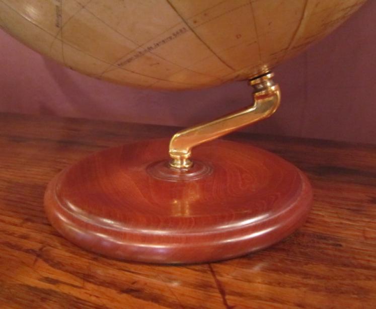 Large Phillip's 12" Paper Mache Terrestrial Globe - Image 2