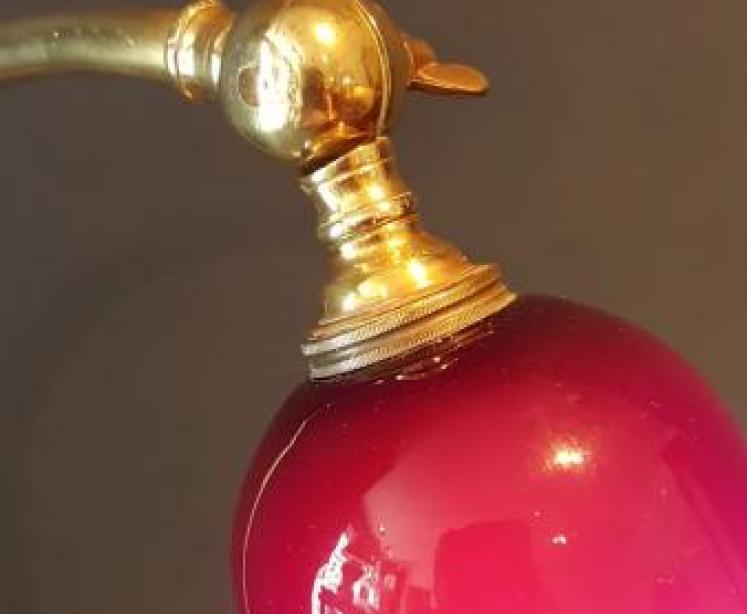 Antique Adjustable Brass Desk Lamp - Image 3