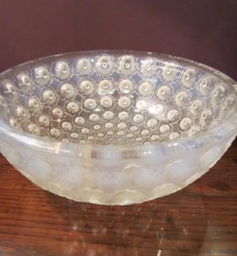 Rene Lalique Opalescent Nemours Glass Bowl