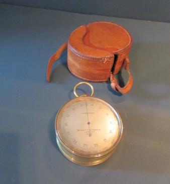 Victorian Negretti & Zambra Campaign Barometer & Compass