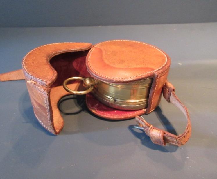 Victorian Negretti & Zambra Campaign Barometer & Compass - Image 4