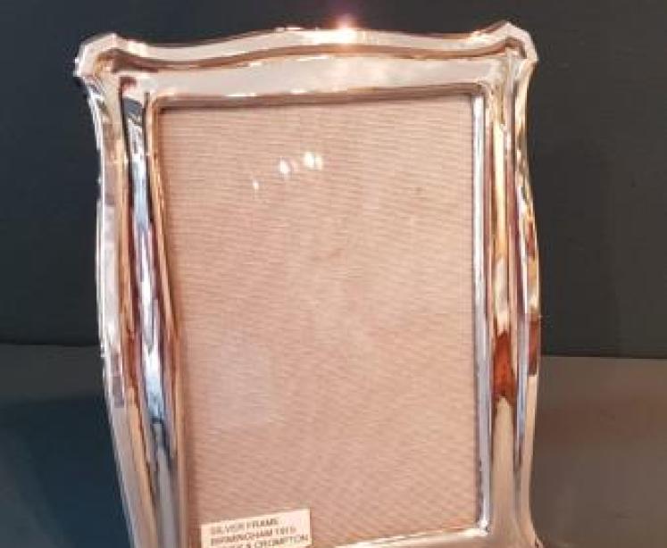 Antique Silver Photo Frame - Image 1