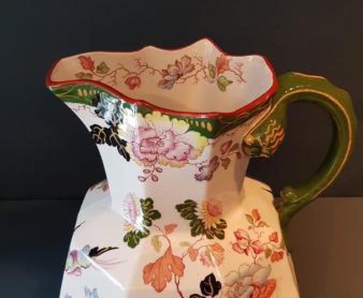 Impressive Antique Masons Ironstone Jug - Image 1