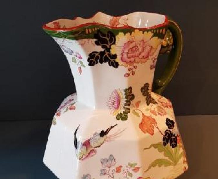 Impressive Antique Masons Ironstone Jug - Image 4