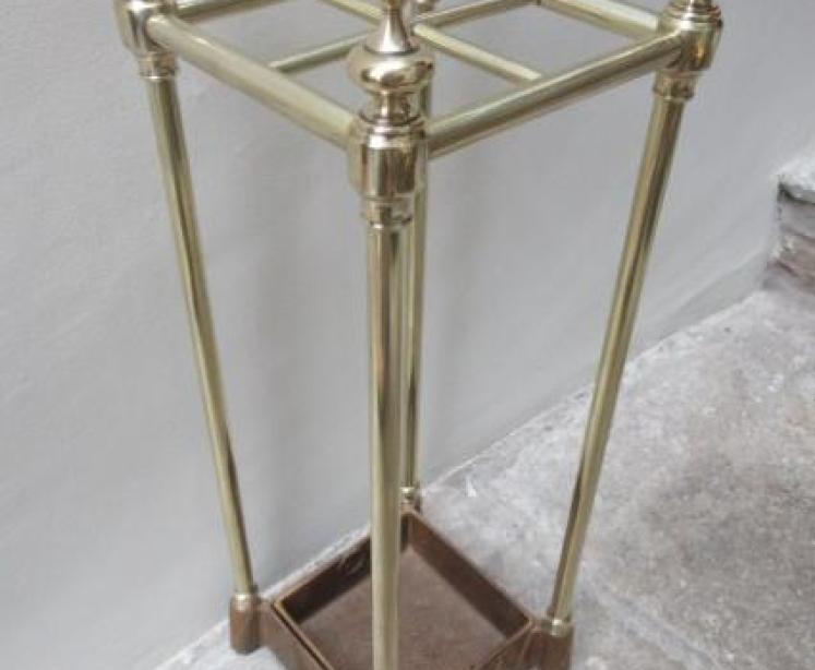 Antique Solid Brass Stick Stand - Image 1